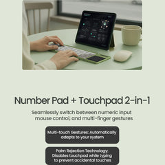 Folding Bluetooth Keyboard For iPads & Tablets by Snagg A Wireless Keyboard