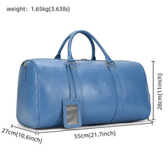 Genuine Leather Travel Duffel by Snagg It Bags