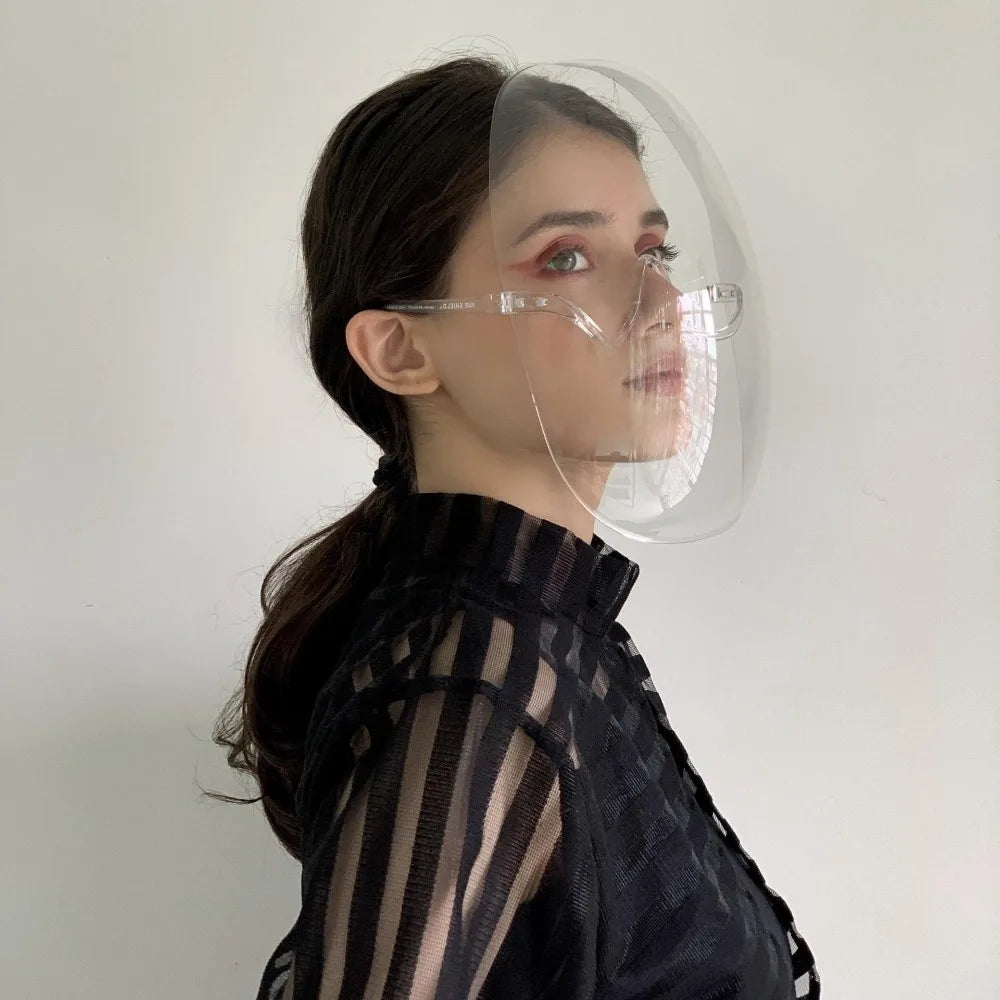 2pcs Transparent Full Face Protective Mask by Snagg A Face Shield