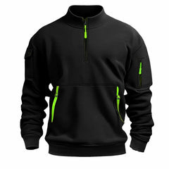 Unisex Half-Zip Stand Collar Fleece | Essential Autumn/Winter Daily Pullover