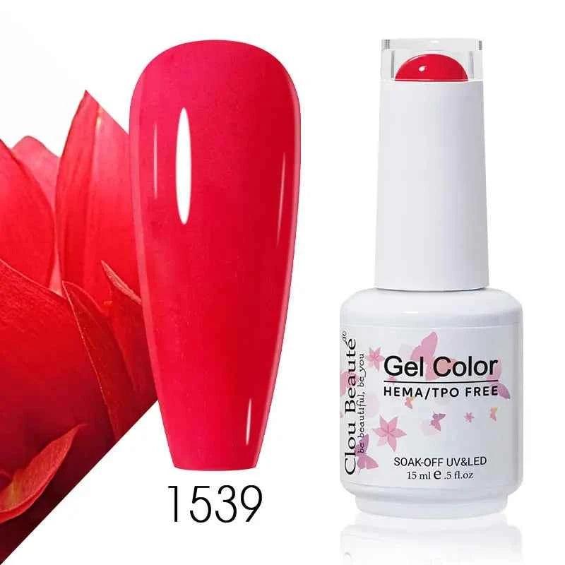 Professional 15ml HEMA & TPO-Free Gel Polish – High-Performance Semi-Permanent Varnish for Sensitive Skin