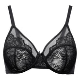 Plus Size Minimizer Bra | Floral Lace Underwire Full Coverage