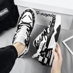 Men’s Thick Sole Casual Board Sneakers by Snagg A Shoes