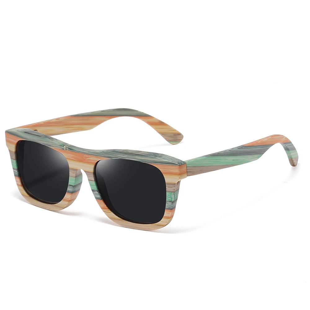 Natural Color Bamboo & Wood Sunglasses by Snagg It Sunglasses