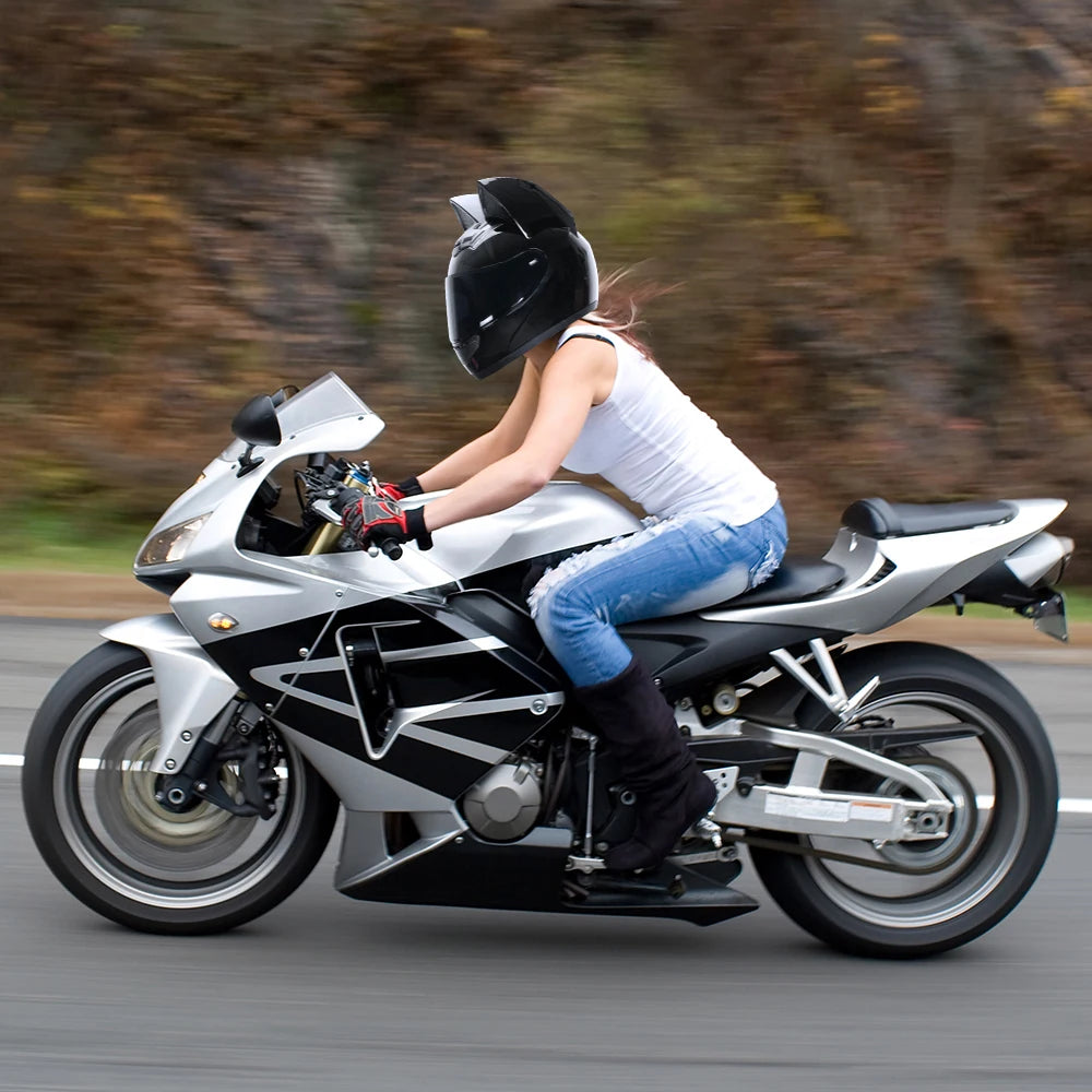 Cat Ear Motorcycle Helmet by Snagg A Motorcycle Helmet