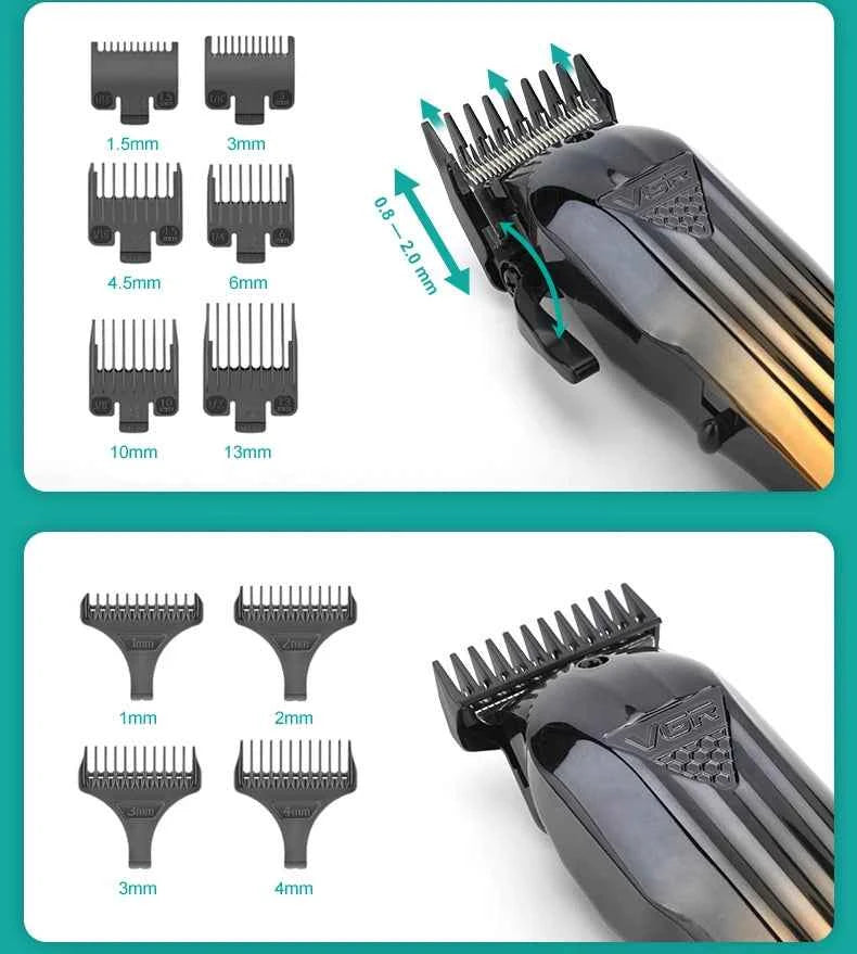 Professional 3 Piece Master Grooming Suite – 2000mAh High Performance Clipper, Trimmer, and Shaver Collection
