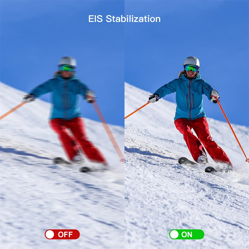 4K Action Camera – Waterproof Sports Cam with EIS Stabilization by Snagg A Portable Camera