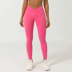 Women's Cross Waist Push-Up Yoga Leggings | High Waist Quick-Dry Gym Jogging Workout Tights