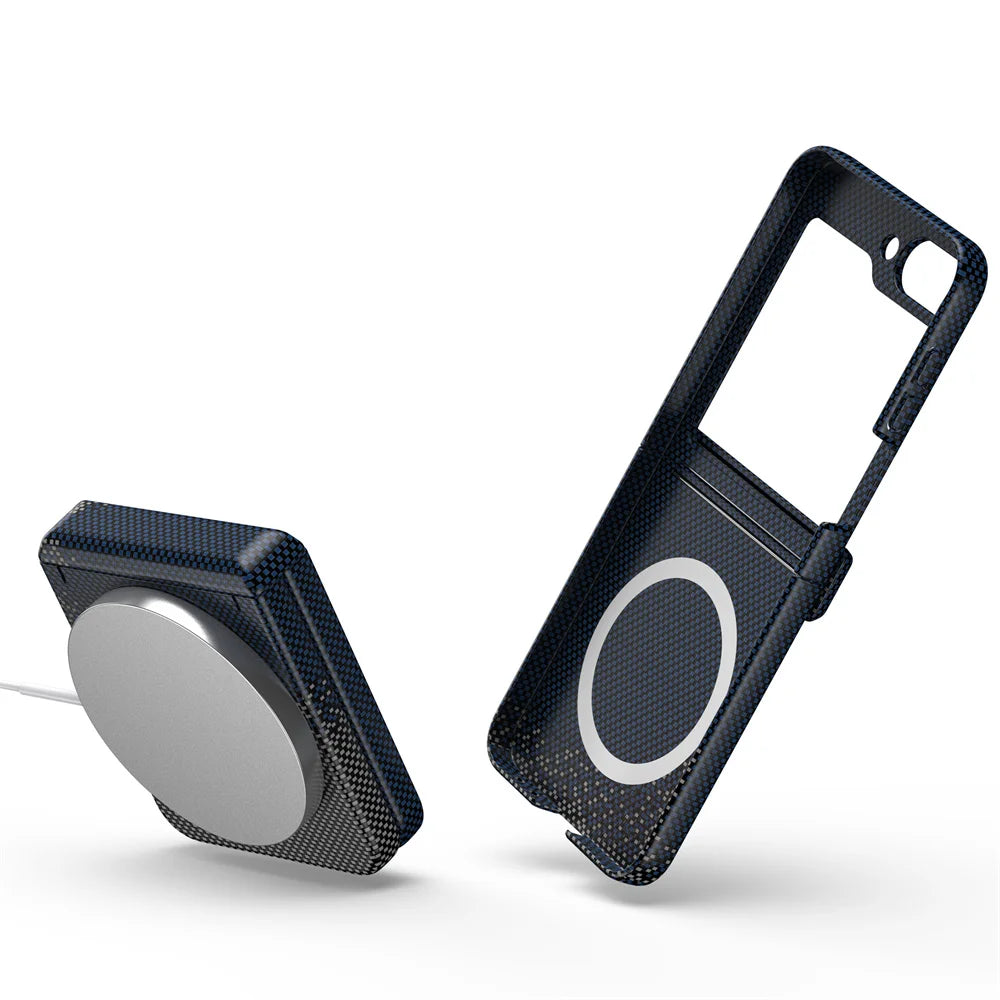 Carbon Fiber Magsafe Case For Samsung Galaxy Z Flip 6 - 5 by Snagg A Phone Case