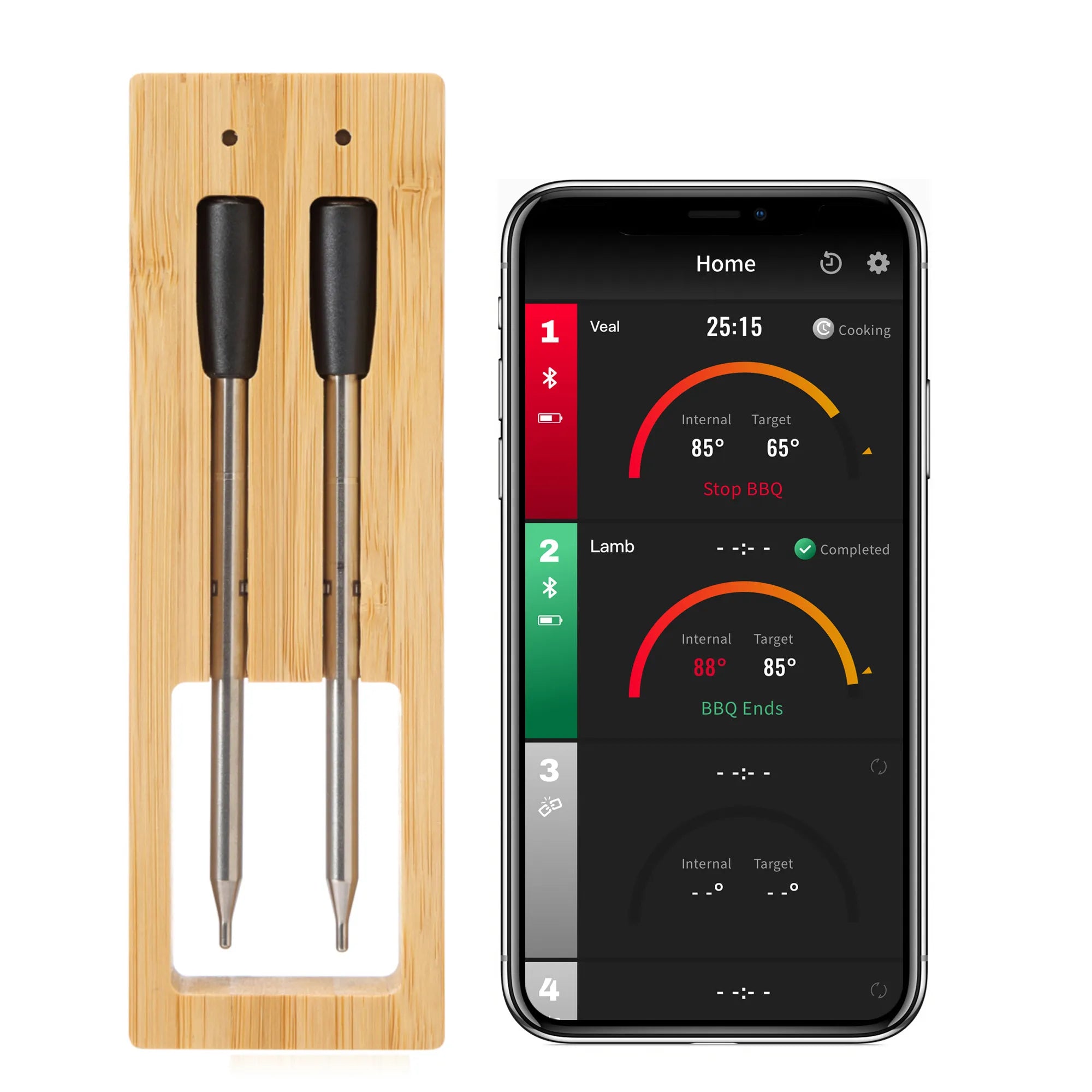 Wireless Bluetooth Meat Thermometer by Snagg A Thermometer