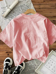 Women's "More Spaghetti Less Upsetti" T-Shirt | Y2K Style 100% Cotton Round Neck Short Sleeve Tee