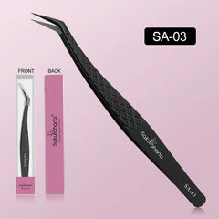Professional Fiber Tip Eyelash Extension Tweezers – Precision High Volume Application Tool