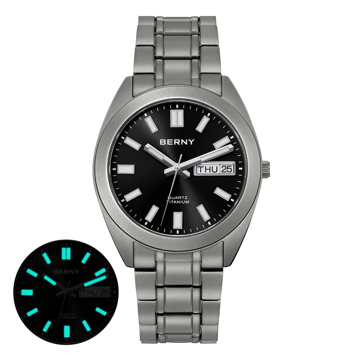 Titanium Sport Field Watch – Titanium Strap Edition by Snagg A Watch