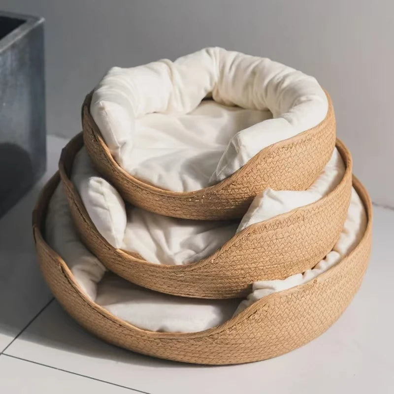 Handmade Bamboo Pet Bed by Snagg A Pet Bed