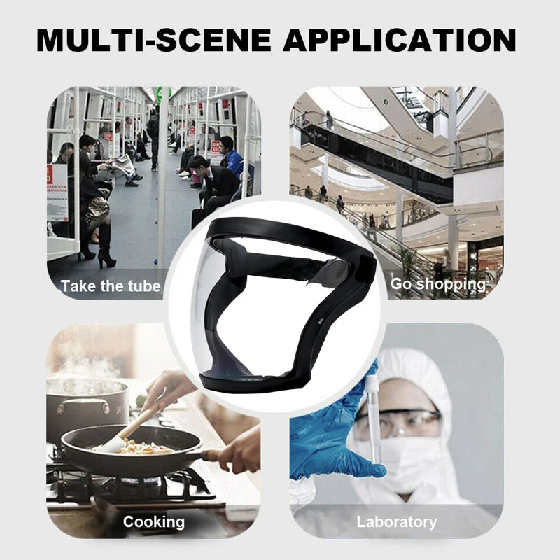 Super Protective Anti fog Full Face Shield by Snagg A Face Shield