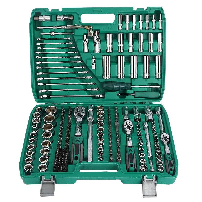 216-Piece Complete Ratchet Wrench & Socket Tool Set - SnaggIt
