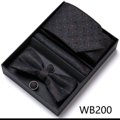 Men’s Luxury Tie & Bow Set - WB200 - Others In Fashion
