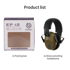 Foldable padded earmuffs for kids and adults – image 8