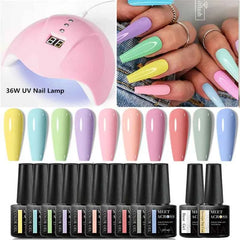 Professional 13 Piece Gel Artistry Collection – Complete 7ml High Pigment Set with UV/LED Performance