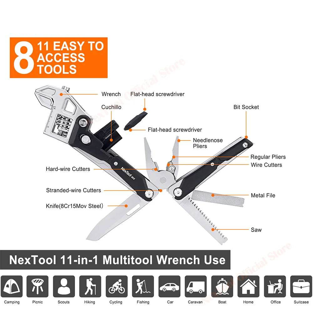 11-in-1 Multitool Wrench - SnaggIt