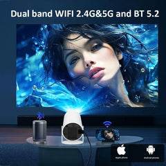 Smart Projector HY300 Plus Android LED Projector with 4K Support by Snagg A Projector