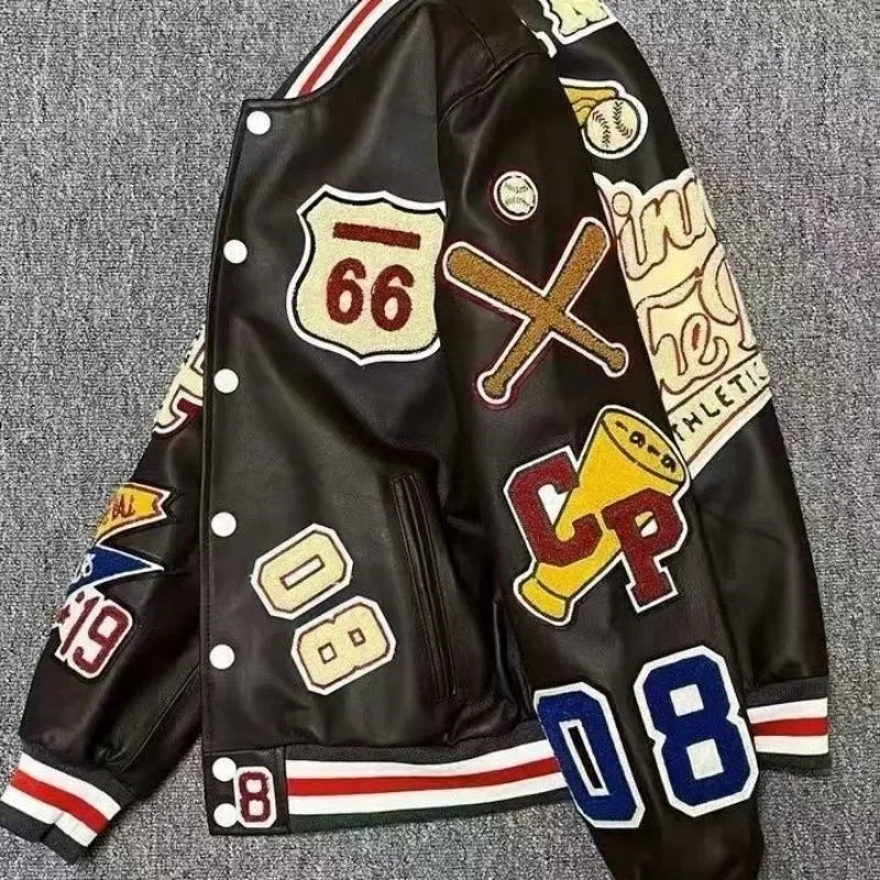 Streetwear Bomber Varsity Jacket by Snagg A Jacket