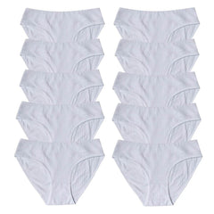 10-Pack Women’s Low-Waist Cotton Panties - SnaggIt