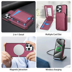 2 in 1 Detachable Card Pocket Magsafe Case – for iPhone 15 Series - Phone Cases & Covers