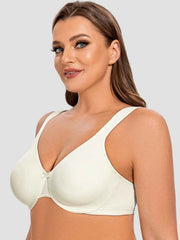 Plus Size Seamless Minimizer Bra | Underwire Unlined Full Coverage Comfortable