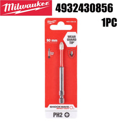 Milwaukee SHOCKWAVE™ PH2 Cross Impact Bit (90mm) – Wear Guard Technology - 1 Pc