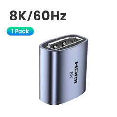 8K HDMI Coupler Female to Female HDMI 2.1 Connector by Snagg An HDMI Connector