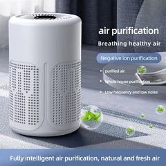 Compact HEPA Desktop Air Purifier | Negative Ion & Formaldehyde Neutralization