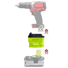 Ryobi 18V battery adapter for Makita, Milwaukee and DeWalt tools – image 11
