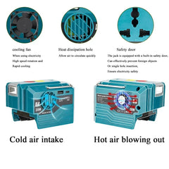 120V Portable Power Inverter & LED Floodlight | Multi Platform Mobile Power Station