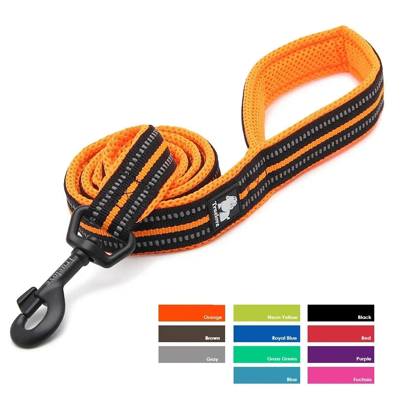 Soft Padded Reflective Dog Leash by Snagg A Leash