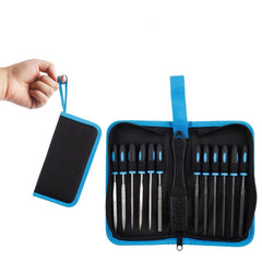 13-Piece Multi-Purpose Diamond & Steel Needle File Set - SnaggIt
