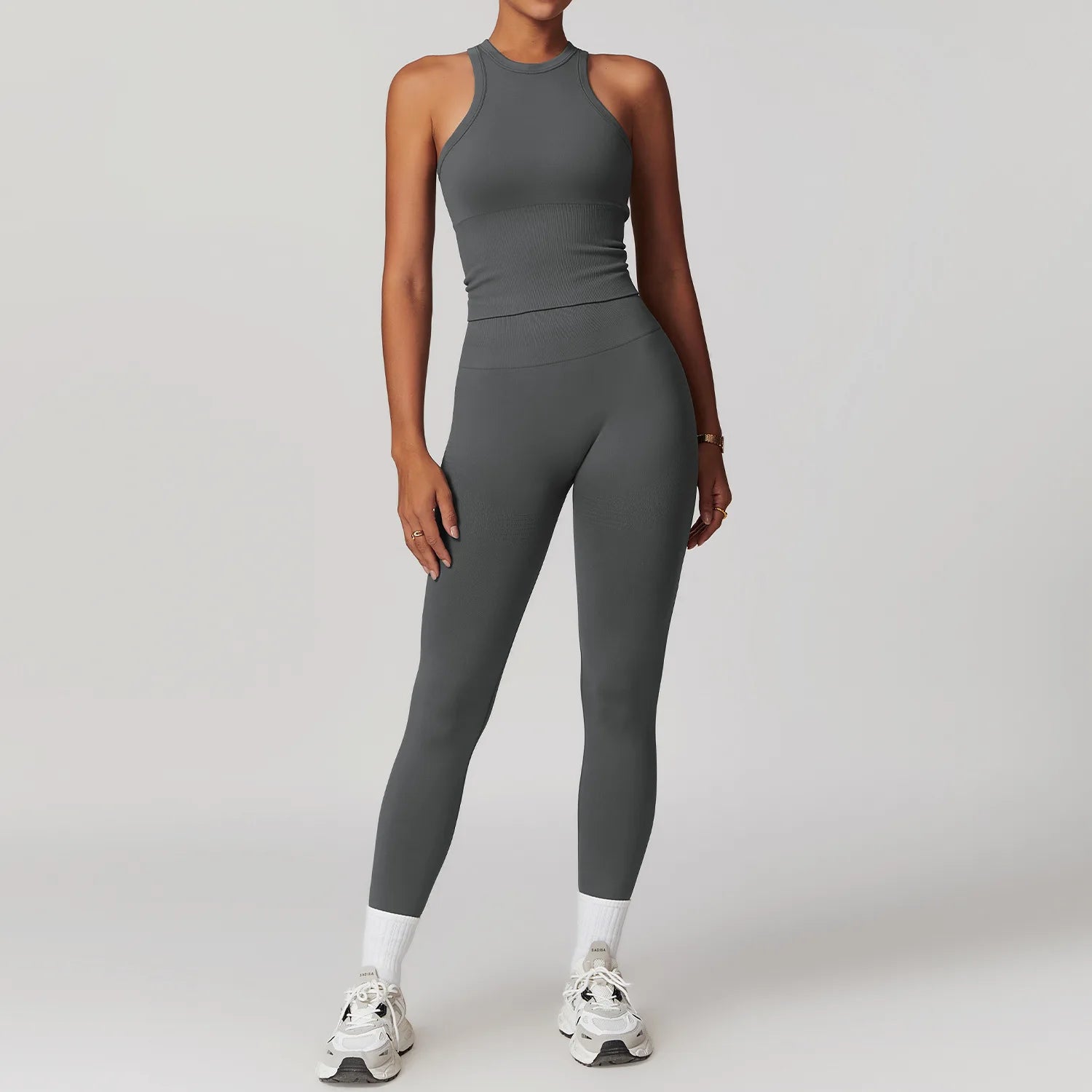 Women's 2-Piece Seamless Yoga Set | Sports Bra & Gym Leggings Athletic Wear Fitness Tracksuit