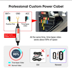 Dual Lens Car DVR with Wireless CarPlay by Snagg A Car DVR
