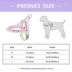 Floral Dog Harness – No Pull, Reflective & Warm by Snagg A Harness