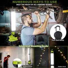 2400LM Cordless LED Work Light for Ryobi 18v Battery