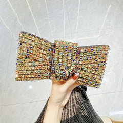 Luxury Bow Sequin Evening Clutch by Snagg It Purses
