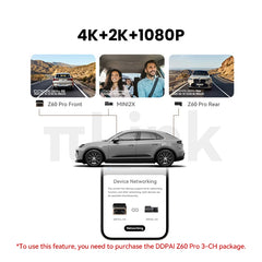 4K UHD Smart Dash Cam | Dual Sony Starvis 2 & 4G Cloud Monitoring