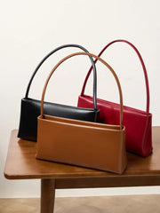 Luxury Leather Underarm Shoulder Bag – High-Sense Fashion Crossbody Handbag for Women, All Seasons