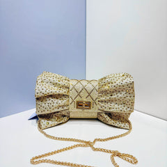 Butterfly Rhinestones Evening Clutch - SnaggIt