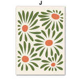 Abstract Flower Market Canvas Print by Snagg A Print