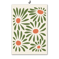 Abstract Flower Market Canvas Print by Snagg A Print