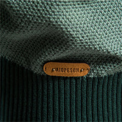 Men’s Spliced Cotton Pullover | Premium O-Neck Winter Knitted Sweater