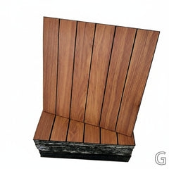 Self-Adhesive Vinyl Waterproof Wood-Grain Striped Wall Stickers by Snagg A Vinyl Sticker