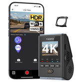 4K Ultra Mini Dash Cam | Sony STARVIS 2 Night Vision & Wi-Fi 6 Connectivity
