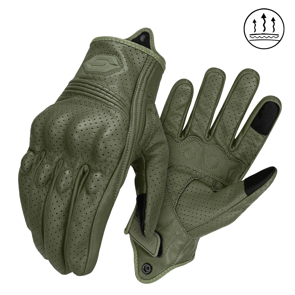 Vintage Leather Motorcycle Gloves by Snagg A Motorcycle Gloves